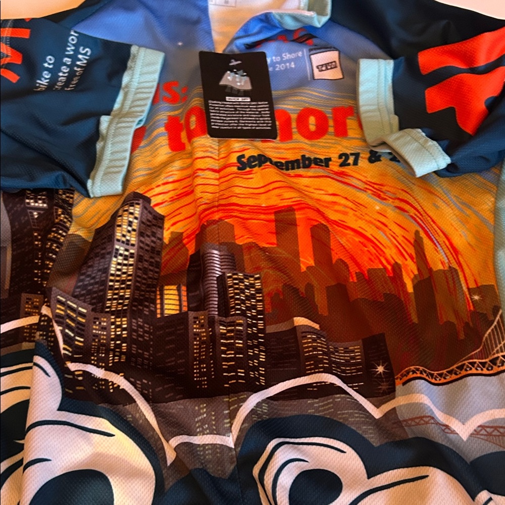 Colorful Cityscape Men's Jersey
